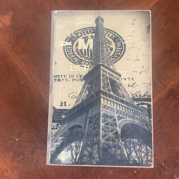 Other - Paris Eiffel Tower Decorative Box Book Storage Theme Decor Decorative Art